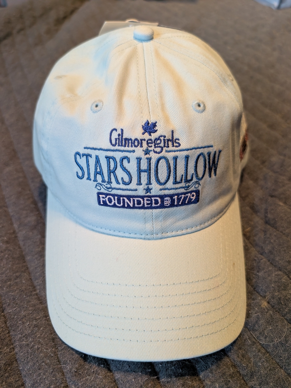 Stars Hollow Gilmore Girls Baseball Cap - Light Blue OS Nwt